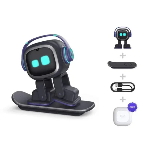 EMO Robot Toy Desktop Pet Intelligent Ai Electronic Accompanying Decoration Electronic Advanced Smart Pet Children's Toys Gift