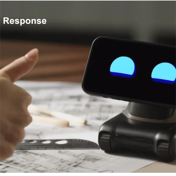 Emotional AI Smart Pet Robot Dog 10W Wireless Charging ChatGPT Toy Voice Interaction Gesture Face Recognition Android IOS
