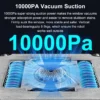 Window Cleaning Robot ABIR WD10,Dual Roller Brushes, 4 Corner Brushes,6-Way Water Spary,10000PA Suction,Wet Wash & Scrub Combo