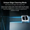 Window Cleaning Robot ABIR WD10,Dual Roller Brushes, 4 Corner Brushes,6-Way Water Spary,10000PA Suction,Wet Wash & Scrub Combo