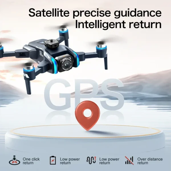 XT808 GPS Drone Professional 8K HD Dual Camera  Brushless Motor 5G WIFI FPV Foldable Screen Display RC Quadcopter toy
