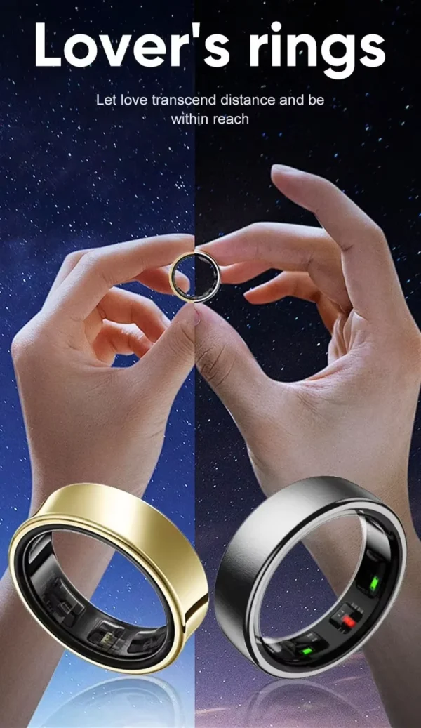 2026 R10 Smart Ring For Men Women 5ATM IP68 Waterproof Health Sleep Monitor Wireless Charging Multi-sport Modes For Andriod IOS