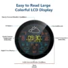 WiFi Weather Clock 3-Day Weather Forecast Weather Station Wireless Smart Thermometer Hygrometer Remote Gauge Alarm Clock