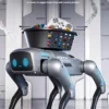 2026 New Ai Intelligent Smart Robot Dog Remote Control Toy Programmable With Loading Basket For Boys Birthday Festival Gift