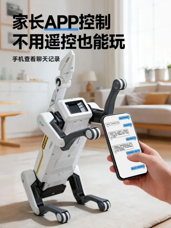 MACHINE 2026 New AI Robot Dog Bionic Mechanical Arm Remote Control Electric Interactive Companion Pet Toy For Kids Home Play