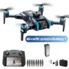 XT808 GPS Drone Professional 8K HD Dual Camera  Brushless Motor 5G WIFI FPV Foldable Screen Display RC Quadcopter toy