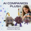 Smart Voice AI Multilingual Plush Toy LED Eyes Interactive Companion forKids Storytelling Music Playback Entertaining Gift E-Pet