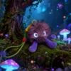 Smart Voice AI Multilingual Plush Toy LED Eyes Interactive Companion forKids Storytelling Music Playback Entertaining Gift E-Pet