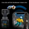 4K Pocket Action Camera,ELS stabilization technology, long-lasting battery,compact and portable, high-definition video