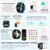 2026New Health Watch Blood Pressure Accurate Measure Smart Watches Men Uric Acid Blood Lipids waterproof Airbag Smartwatch Women