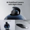 EBO X Home Guardian Robot 4K Camera with Night Vision, HARMAN Sound Effect, Intelligent AI Language Control, Guardian Warning
