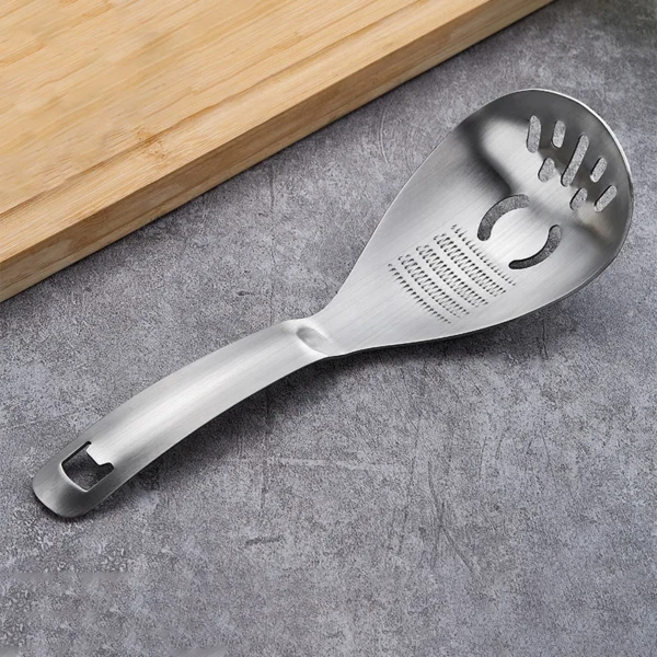 Multifunctional Stainless Steel Kitchen Utensil For Cooking Garlic Ginger Vegetable Grater Grinder Spoon Kitchen Supplies
