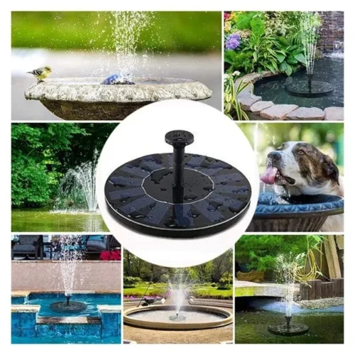 13cm, 16cm, 18cm Floating Solar Fountain Pumps - Perfect for Bird Baths, Garden Outdoor Water Pool and Pond Decoration