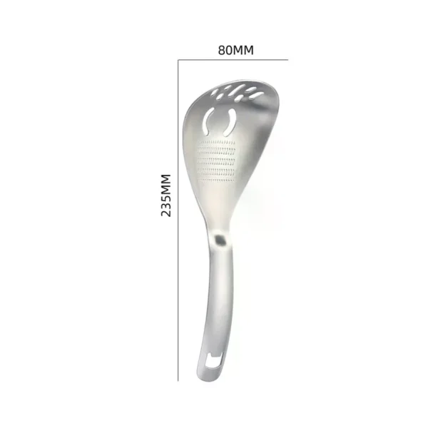 Multifunctional Stainless Steel Kitchen Utensil For Cooking Garlic Ginger Vegetable Grater Grinder Spoon Kitchen Supplies