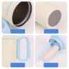 JUSTINLAU 1 Piece Stainless Steel Insulated Cup Car  Insulated Straw Cup 750ml with Handle  Stylish Outdoor Insulated Coffee Cup