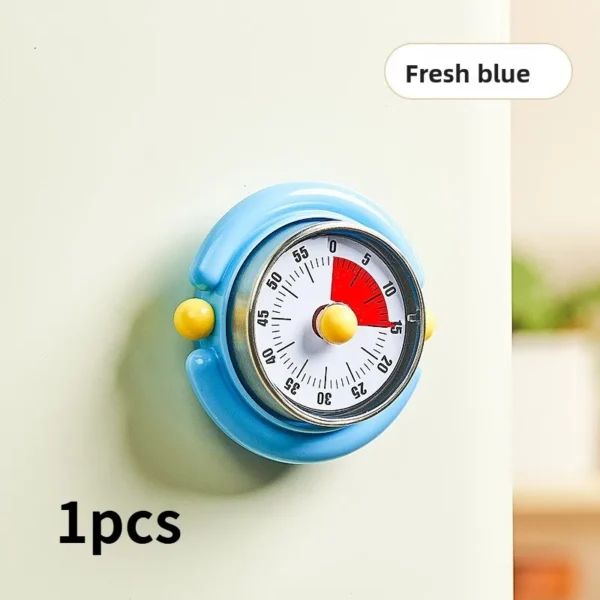 Sc4e20fe90e6e470c9ed2c9c27ab15d4eV.webp 60Min Mechanical Visual Timer Magnetic Countdown Clock No Battery Visual Display Time Management Tool for Home Office Kitchen
