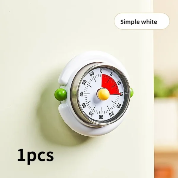 Sc7e0b7a8483249bd83d6af823bfecb1fM.webp 60Min Mechanical Visual Timer Magnetic Countdown Clock No Battery Visual Display Time Management Tool for Home Office Kitchen