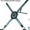 Portable Magnetic Phone Holder & Selfie Stick 3-in-1 Foldable Tripod Stand for iPhone iPad Tablet Laptop Desktop Use