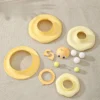 1pcs Cat toy little bee play plate spinning ball amusement ice cream funny relief artifact three layers to relieve boredom