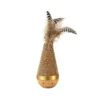 Portable Cat Tumbler Wobbler with Colorful Feather Wear-Resistant Interactive Twist Toy for Indoor Pets