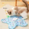 Cat Toys Interactive Hide and Seek Cat Toy with Mouse Squeaky Motion Activated Moving Concealed Feathers Kitten Teaser Toy